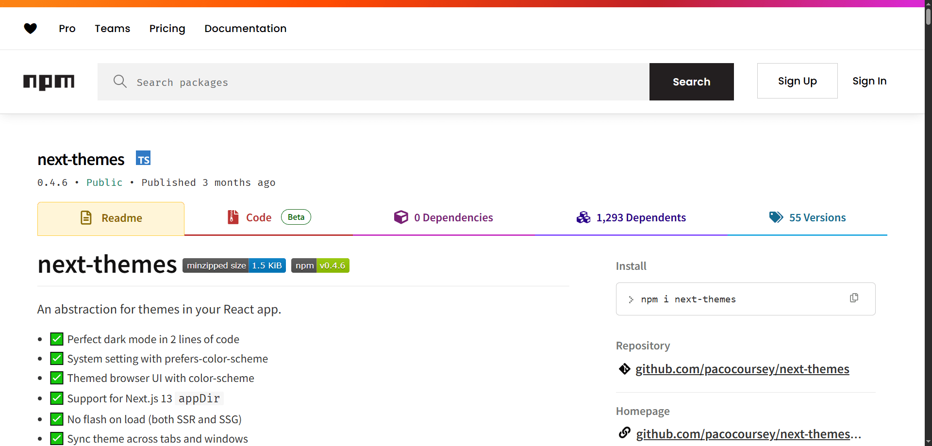 How to Configure next-themes in a Next.js App
