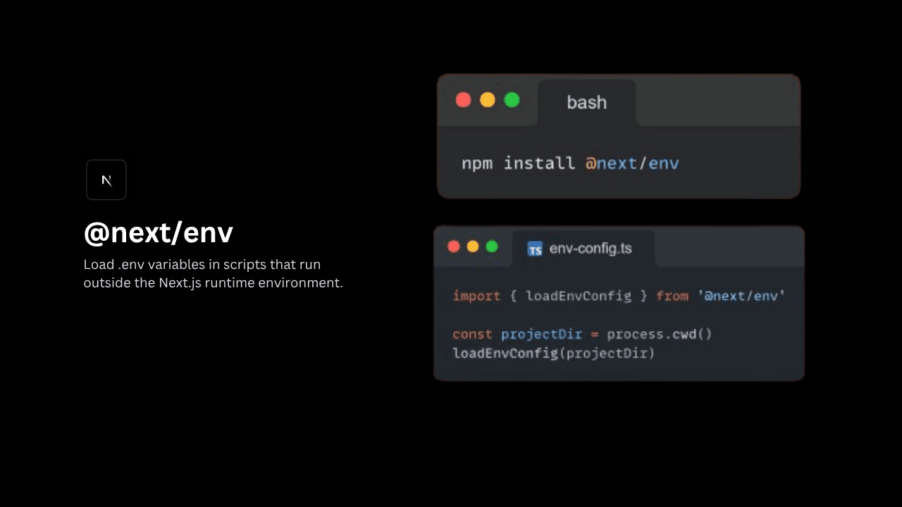 Using @next/env in Your Next.js Project