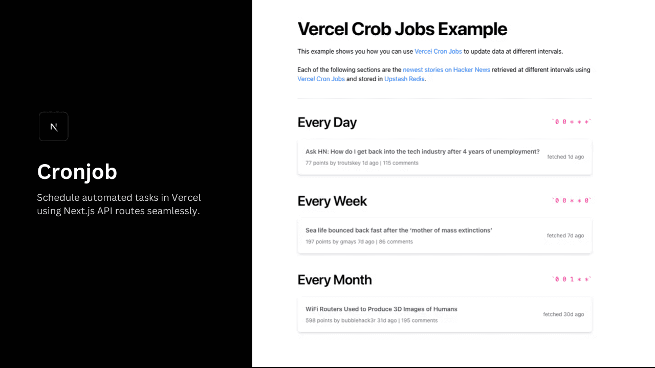 How to Create a Cronjob in Next.js on Vercel